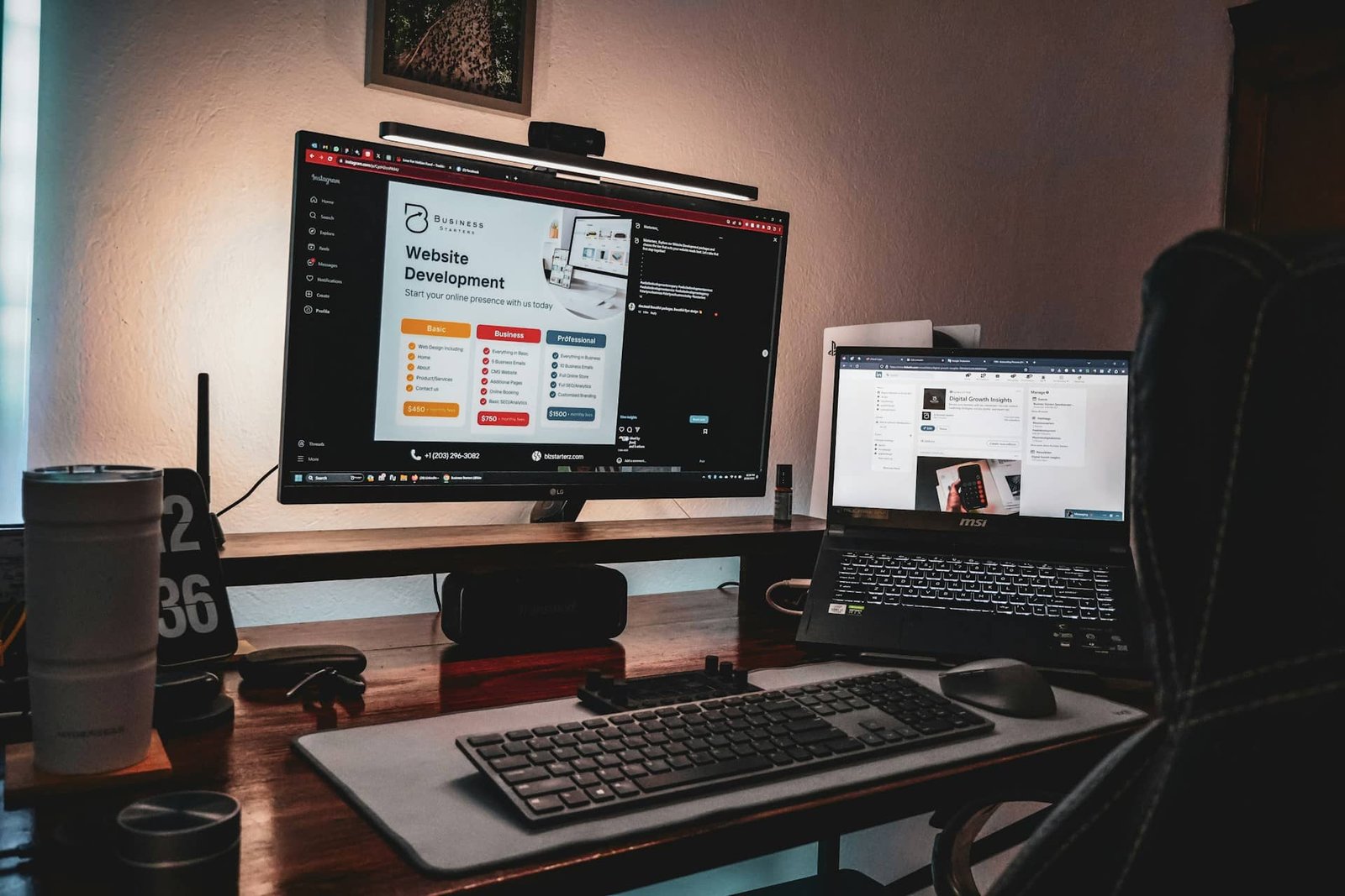 Desk shelf -for workspace organization